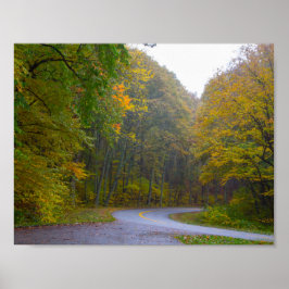Blue Ridge Parkway in Fall, Virginia Poster