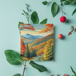 Blue Ridge Parkway Julkort