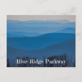 Blue Ridge Parkway Lagrar Vykort