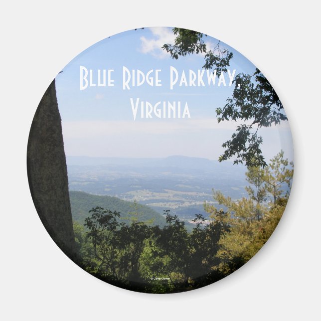 Blue Ridge Parkway Magnet (Framsidan)
