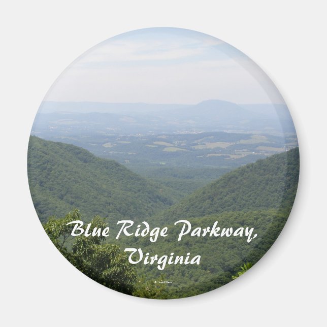 Blue Ridge Parkway Magnet (Framsidan)
