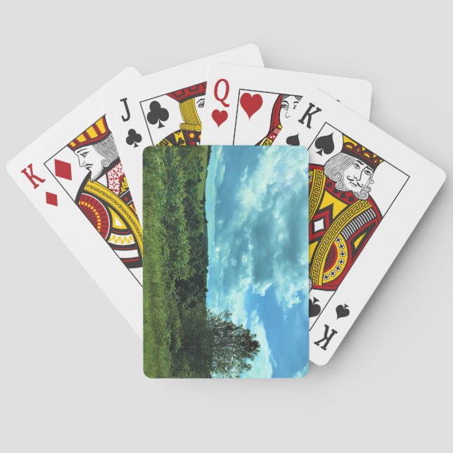 Blue Ridge Parkway nära Floyd, Virginia Casinokort (Baksidan)