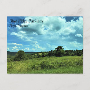 Blue Ridge Parkway nära Floyd, Virginia Postcard Vykort