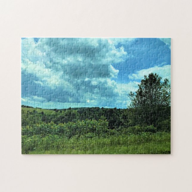 Blue Ridge Parkway nära Floyd, Virginia Pussel (Horisontell)