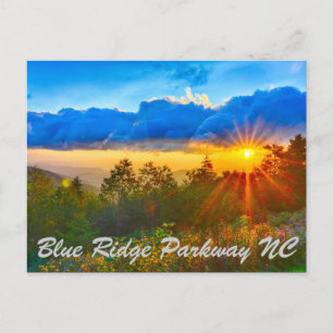 Blue Ridge Parkway NC Vykort