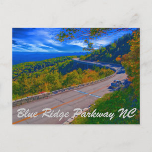 Blue Ridge Parkway NC Vykort