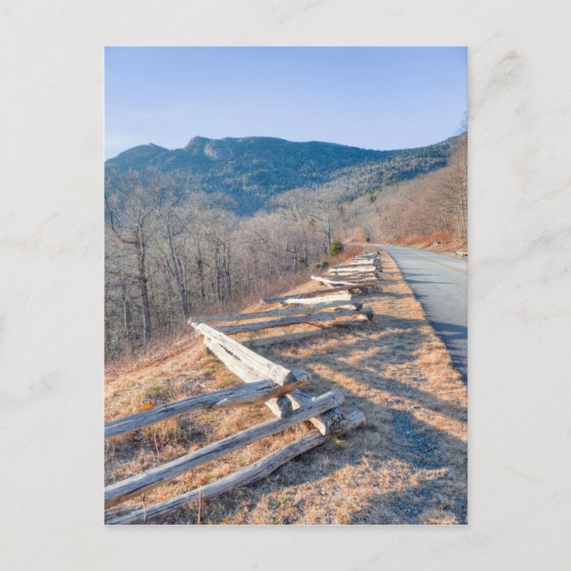 Blue Ridge Parkway och Grandfather Mountain Vykort (Framsida)