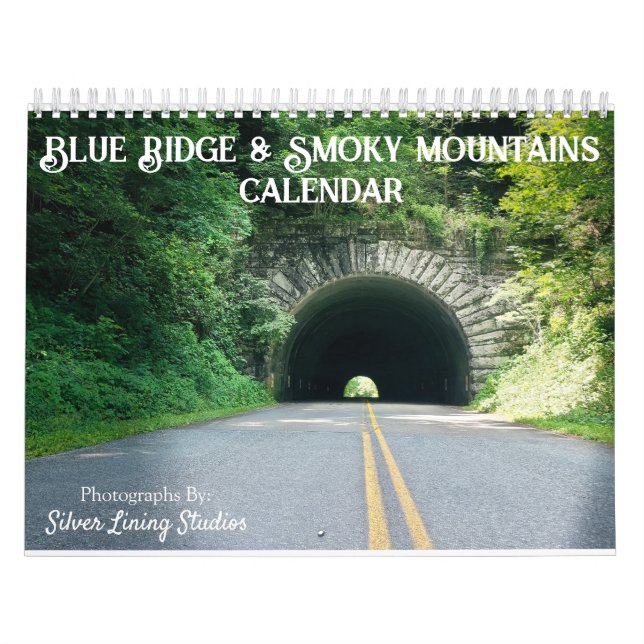 Blue Ridge Parkway och Smoky Mountains Calendar Kalender (Omslag)