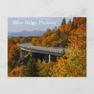 Blue Ridge Parkway på hösten Vykort