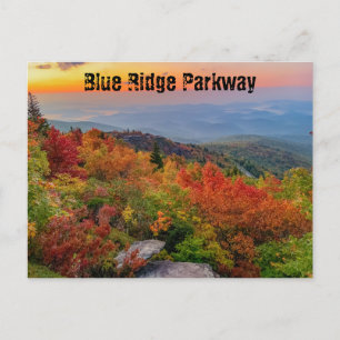 Blue Ridge Parkway på hösten Vykort