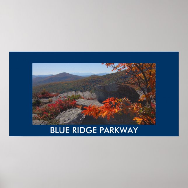 Blue Ridge Parkway Photo Poster (Framsidan)