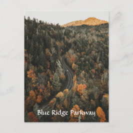 Blue Ridge Parkway Photo Scenia Appalachians Vykort