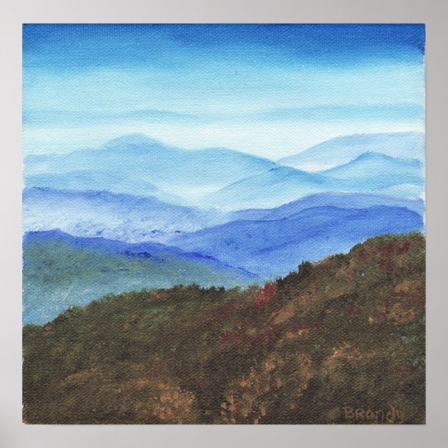 Blue Ridge Parkway Poster (Framsidan)
