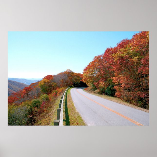 Blue Ridge Parkway Poster (Framsidan)