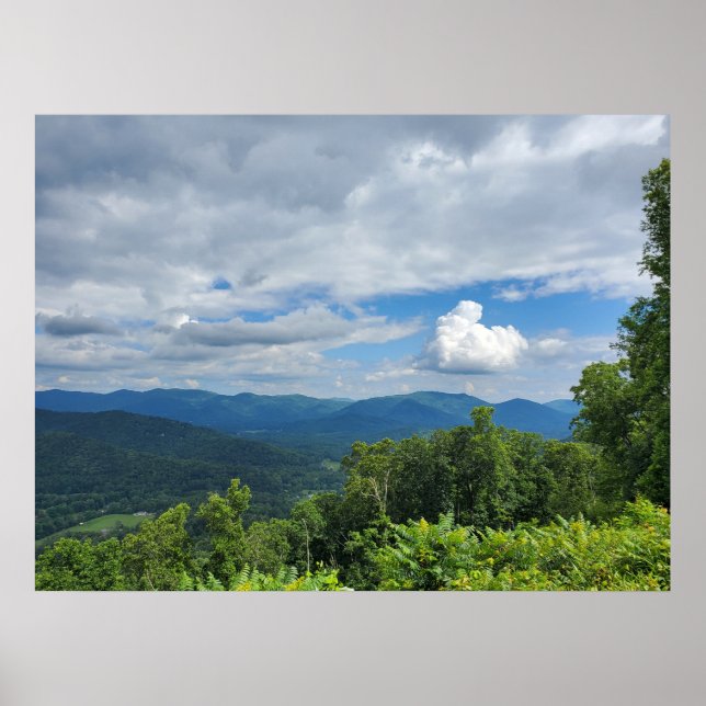 Blue Ridge Parkway Poster (Framsidan)