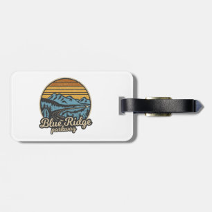 Blue Ridge Parkway Retro Bagagebricka