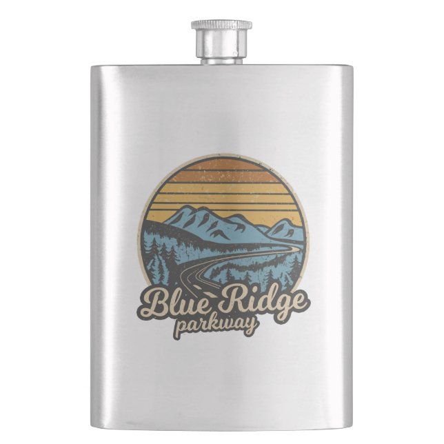 Blue Ridge Parkway Retro Fickplunta (Framsidan)