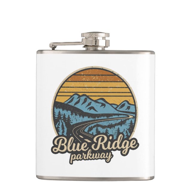 Blue Ridge Parkway Retro Fickplunta (Framsidan)