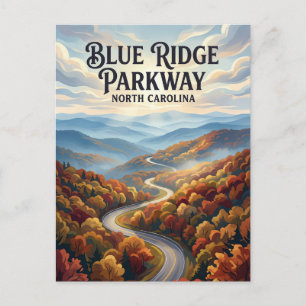 Blue Ridge Parkway USA Vykort