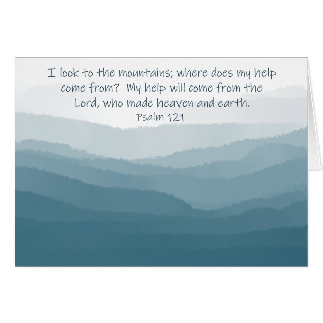 Blue Ridge Parkway, var hjälper jag komen ifrån? Hälsningskort (Framsidan Horizontal)