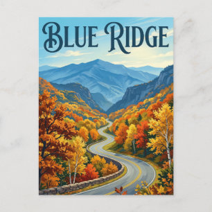 Blue Ridge Parkway Vykort