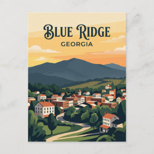 Blue Ridge USA Vykort
