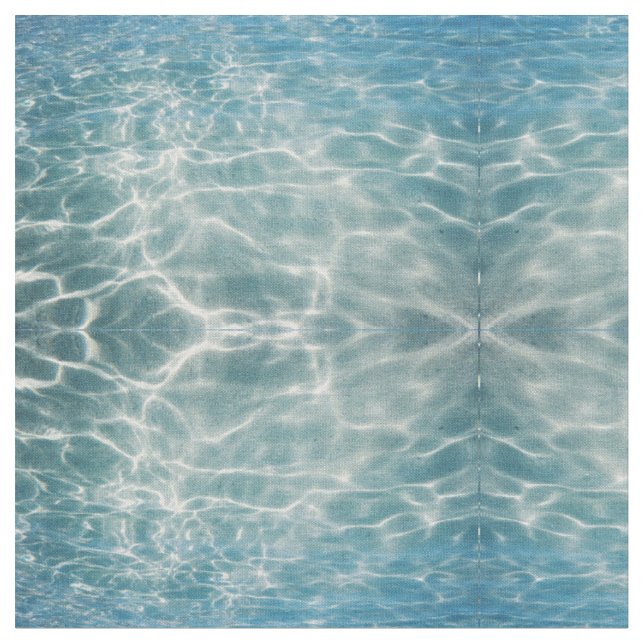Blue Rippling Vatten i Sunlight Tyg (Närbild)