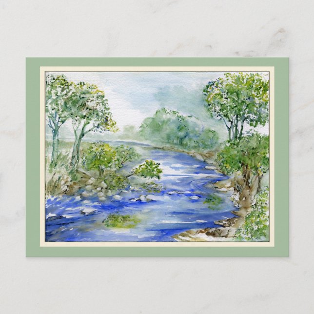 Blue River Anytime Card Vykort (Framsida)