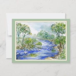 Blue River Anytime Card Vykort