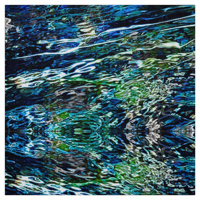 Blue River Fabric Tyg (Provkarta)