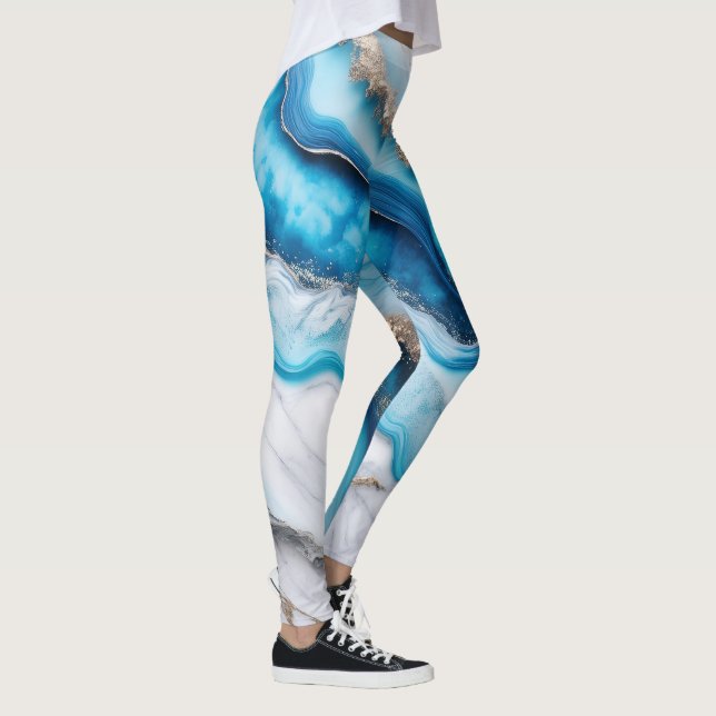 Blue River Marble Leggings (Höger)
