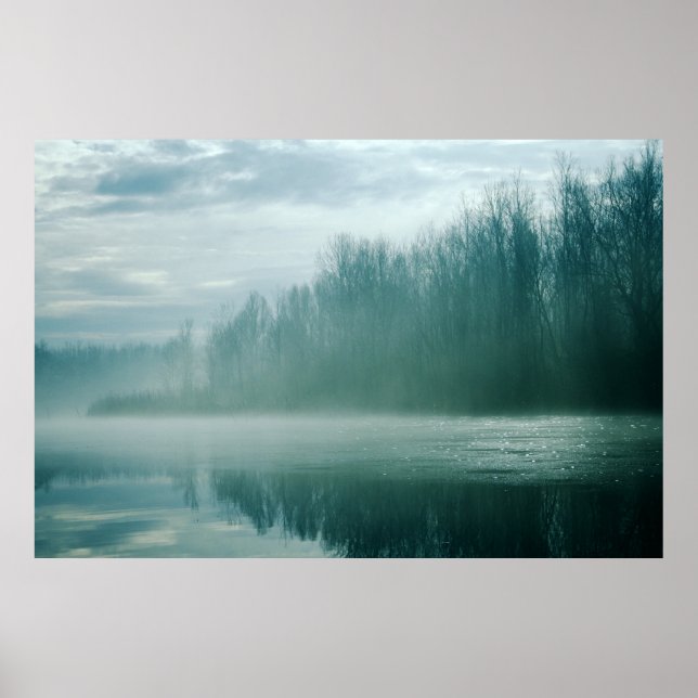 Blue River Mist Poster (Framsidan)