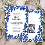 Blue Ro Anpassningsbar Fladdermus Pub Mitzvah QR C Inbjudningar<br><div class="desc">Perfekt-kort för att tillkännage ett bat mitzvah, pub mitzvah eller annat judiskt firande! Hand skapade konst åt dig! FULLT ANPASSADE! Klicka på "Anpassa" ovan om du vill redigera texten och lägga till länken till QR-koden. Klicka på "Redigera med verktyg" om du vill justera typsnitt, färg och placeringar och ta bort...</div>