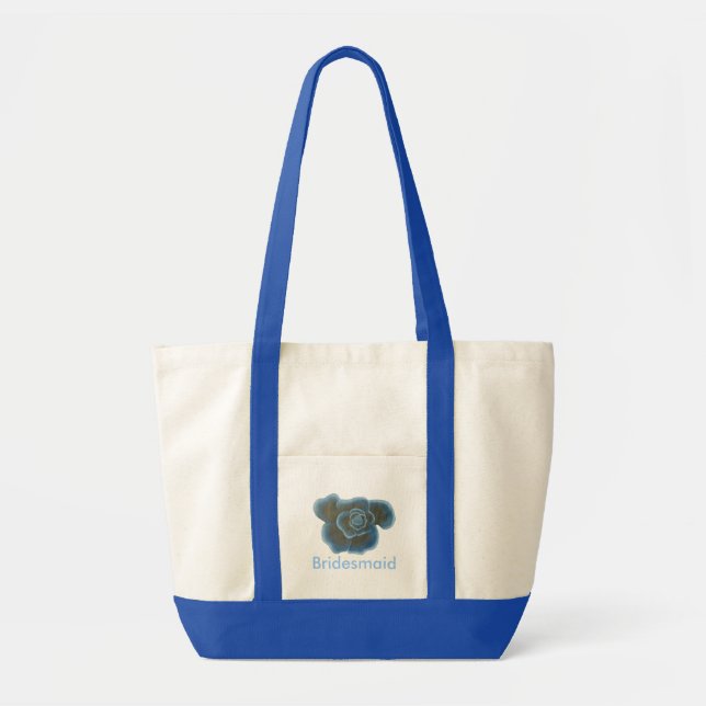 Blue Ro, Bridesmaid canvas tote bags Tygkasse (Framsidan)