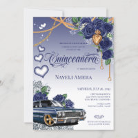 Blue Ro Classic Blue Lowrider Chola Quinceanera