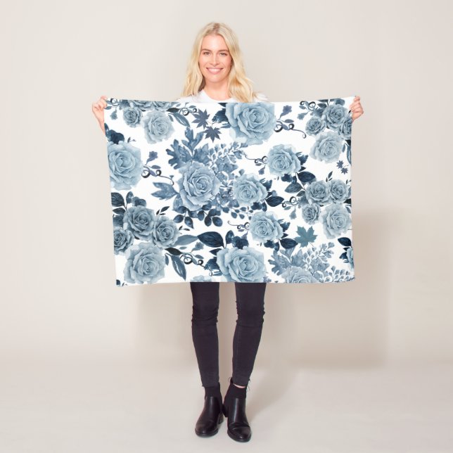 Blue ro fleecefilt (På plats)