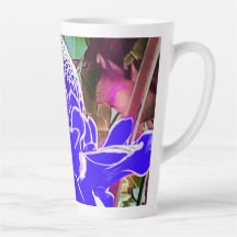 Blue Ro Petals Tall Latte Mugg