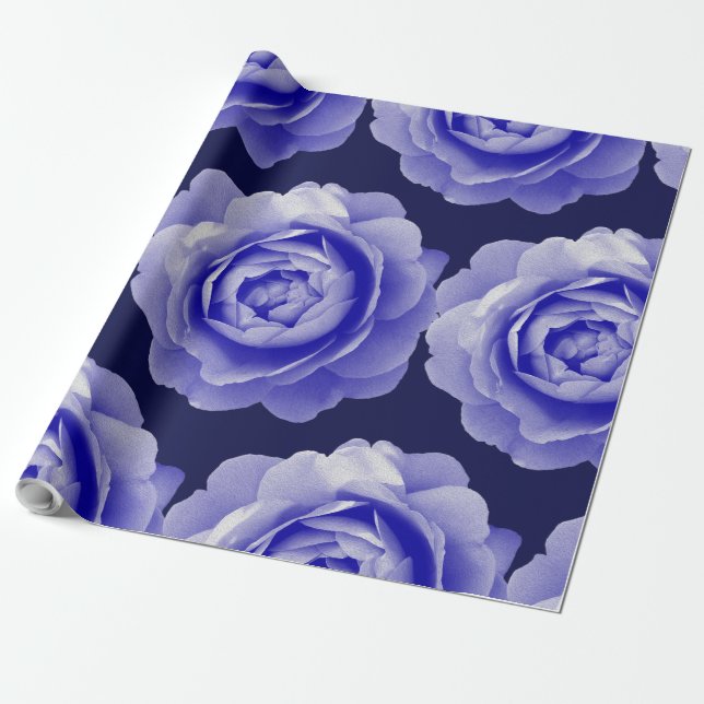 Blue ro presentpapper (Utrullad)