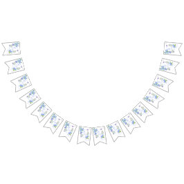 Blue Ro Ribbon Monogram Vimplar