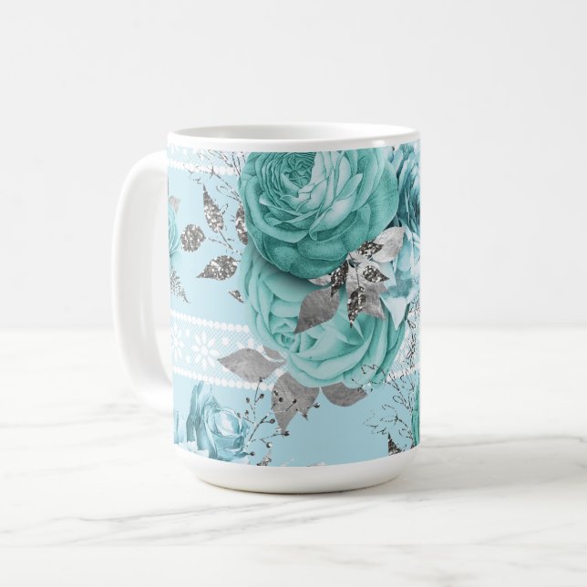 Blue Ro Snöre Kaffemugg (Framsida vänster)