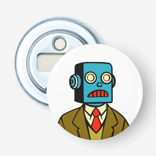 Blue Robot Flasköppnare (Framsidan)