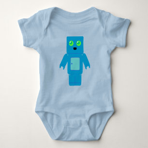 Blue Robot Tee