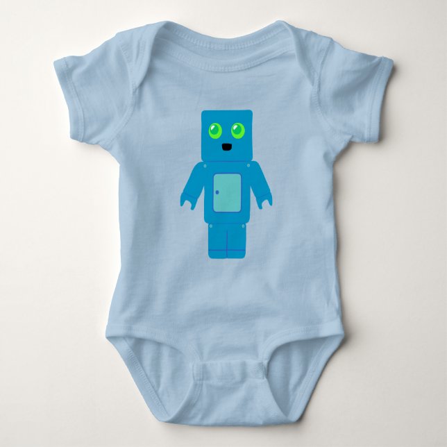 Blue Robot Tee (Framsida)