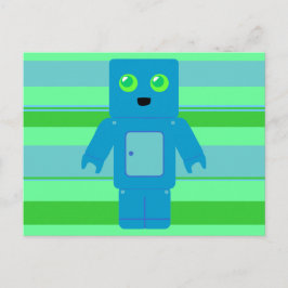 Blue Robot Vykort