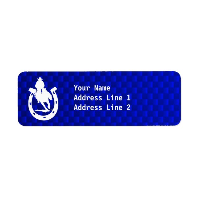 Blue Rodeo Returadress Etikett (Framsidan)