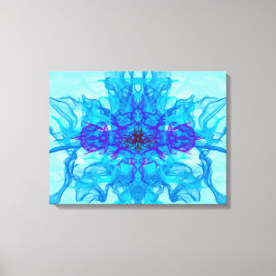 BLUE ROKE - Fractal Art - Canvastryck
