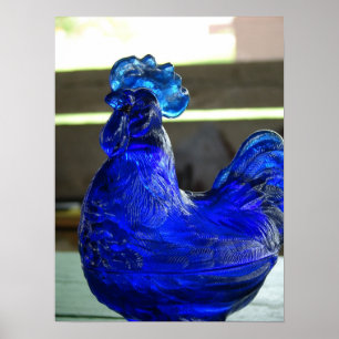 Blue Roo Poster