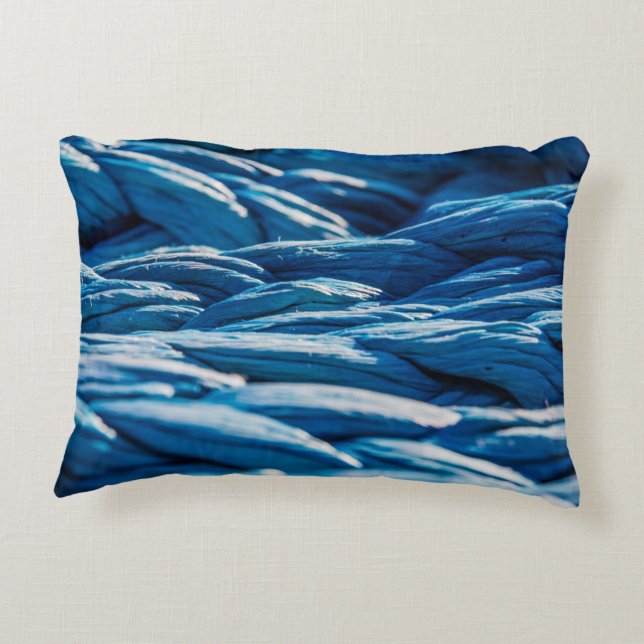 Blue Rope Prydnadskudde (Baksidan)