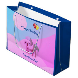 Blue Rosa Birthday Aries Gift Bag