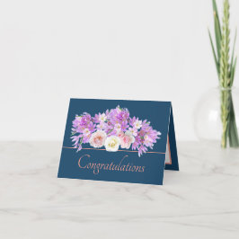 Blue Rosa Bouquet Ro & Crocus Grattiss Kort
